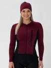 Camisa Para Ciclismo Feminina Manga Longa Bordô Savancini Fun (1309)
