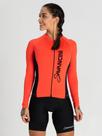 Camisa Para Ciclismo Feminina Manga Longa Laranja Savancini Fun (1309)