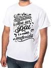 Camisa Personalizada Dia dos Pais Estampada Adulto Ótimo acabamento e Durabilidade