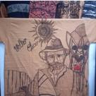 Camisa pintada a mão velho chico
