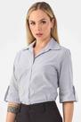 Camisa PKS de Algodão Listrada Preto e Branco