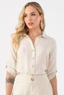 Camisa PKS de Linho Listrada