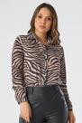 Camisa PKS Manga Longa Animal Print