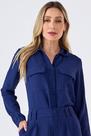 Camisa PKS Manga Longa Azul Marinho