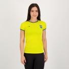 Camisa Placar Brasil Brasão Feminina Amarela Camisa Placar Brasil Brasão Feminina Amarela