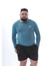 Camisa Plus Size Segunda Pele Camiseta Rash Guard Masculina