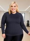 Camisa Plus Size Térmica Segunda Pele Blusa Proteção Solar UV 50+ Academia Feminina- c2 BLUSA UV