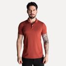 Camisa Polo Acostamento Elastano Vermelho Marfim
