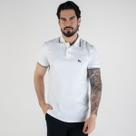 Camisa Polo Acostamento Frisos Off White