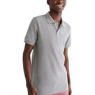 Camisa Polo Aero Uniforme AEROPOSTALE Manga Curta Cinza Mescla Médio XL