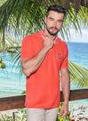 Camisa Polo Aleatory Classic Sport Laranja