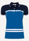 Camisa Polo Aleatory Feminina Loos Marinho