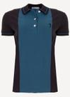 Camisa Polo Aleatory Feminina Smart Azul