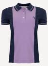 Camisa Polo Aleatory Feminina Smart Lilás