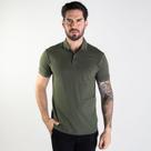 Camisa Polo Aramis 4 Frisos Verde Mlitar