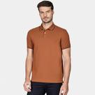 Camisa Polo Aramis Classic Friso In25 Marrom Masculino