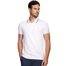 Camisa Polo Aramis Piquet 7 Frisos Ve25 Branco Masculino
