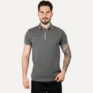 Camisa Polo Aramis Zíper Cinza