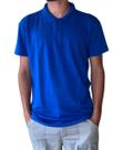 Camisa Polo azul Camiseta Básica Uniforme Piquet Camisa Polo azul Camiseta Básica Uniforme Piquet