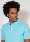 Camisa Polo Azul Claro Lisa Aleatory