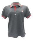 Camisa Polo Basic Mitsubishi 22 Feminino Cinza Escuro