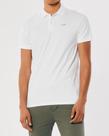 Camisa Polo Bordada H Advanced Stretch Branca