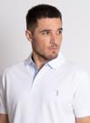 Camisa Polo Branca Lisa Aleatory