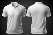 Camisa polo branca Rocha Store Camisa polo branca Rocha Store