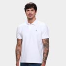 Camisa Polo Calvin Klein Logo Bordado Masculino Camisa Polo Calvin Klein Logo Bordado Masculino