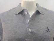 Camisa polo Cekock Tamanho P Cor Cinza