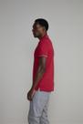 Camisa Polo com Zíper Piquet Slim Fit - Vermelho Rubi Camisa Polo com Zíper Piquet Slim Fit - Vermelho Rubi
