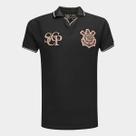 Camisa Polo Corinthians Malhão Masculina Camisa Polo Corinthians Malhão Masculina