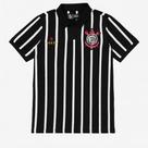 Camisa Polo Corinthians Retrô Japão Mundial Listrada -