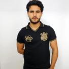Camisa Polo do Corinthians Gold Retilinea Coimbra Masculina