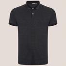 Camisa Polo Dudalina Binada Frisos Ou25 Marinho Masculino