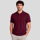 Camisa Polo Dudalina Essential Color In26 Bordô Masculino Camisa Polo Dudalina Essential Color In26 Bordô Masculino