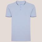 Camisa Polo Dudalina Friso Degradê Pr26 Azul Claro Masculino