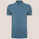 Camisa Polo Dudalina Frisos Pr26 Azul Masculino
