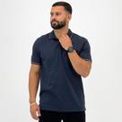 Camisa Polo Dudalina Slim com Botão Manga Curta Masculina