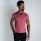 Camisa Polo Ellus Frisos Rosa Escuro