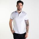 Camisa Polo Ellus Piquet Classic Frisos Branca