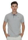 Camisa Polo Faixa nos Ombros Yacht Master - Mescla Cinza