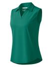 Camisa polo feminina sem mangas MAGCOMSEN, verde