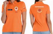 Camisa Polo Feminino Enfermeira Samu Bordado Personalizada