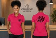 Camisa Polo Feminino Personalizada com Bordado da Sua Logomarca no Peito e Costas Camisa Polo Feminino Personalizada com Bordado da Sua Logomarca no Peito e Costas