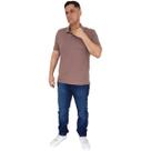 Camisa Polo Hering Masculina Bolso Piquet Marrom Algodão Conforto 3M2AHMVEN Camisa Polo Hering Masculina Bolso Piquet Marrom Algodão Conforto 3M2AHMVEN