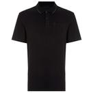 Camisa Polo Individual Basic Com Bolso Ou24 Preto Masculino