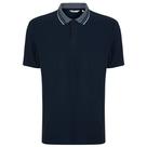 Camisa Polo Individual Maquinetada Ou25 Marinho Masculino