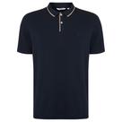 Camisa Polo Individual Piquet Friso Ou25 Marinho Masculino