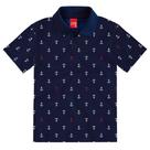 Camisa Polo Infantil Kyly Malha Estampada Masculina